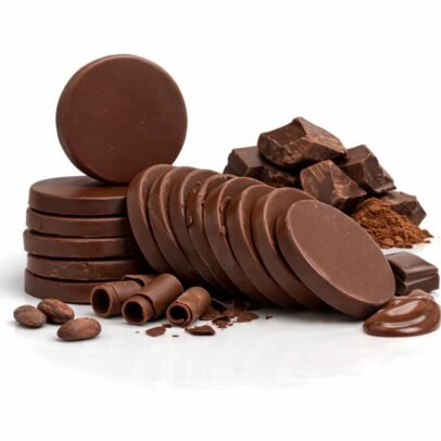 Cera depilatoria caliente chocolate en discos 1kg con manteca de cacao — nutritiva, tonificante y sensorial para pieles secas