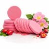 Cera depilatoria caliente rosa en discos 1kg con dióxido de titanio y rosa mosqueta — para pieles sensibles y zonas delicadas