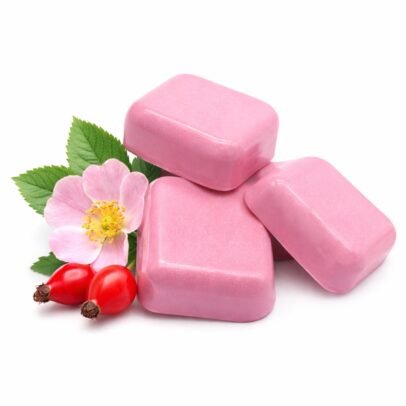 Cera depilatoria caliente rosa en pastillas 1kg con dióxido de titanio y rosa mosqueta — para pieles sensibles y zonas delicadas
