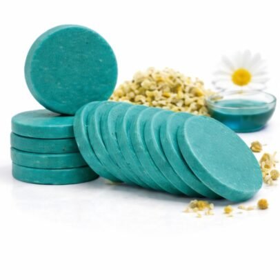 Cera depilatoria caliente azuleno en discos 1kg con guaiazuleno natural de manzanilla — antiinflamatoria y antialérgica para pieles reactivas