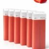 Cera roll-on fresa 100ml con aroma frutal y textura semifluida — depilación rápida y limpia para pieles normales y secas