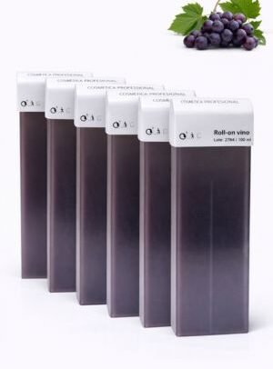 Cera roll-on vino 100ml con polifenoles de vino tinto y resveratrol — antiedad, antioxidante y tonificante para pieles maduras