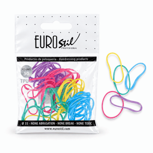 Gomas de colores · 50 unidades · Eurostil