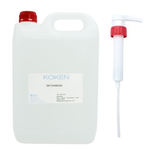 Gel conductor Koken 5 L con bomba dosificadora