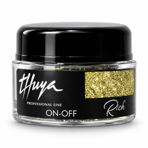 Gel Thuya Miss Glitter Rich dorado, 5 g