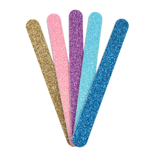 Limas acolchadas con purpurina, pack de 5