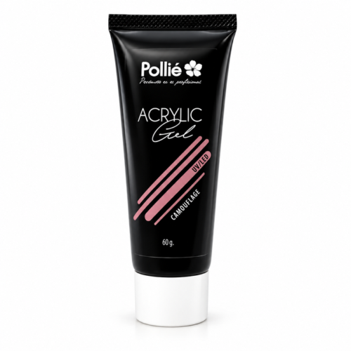 Acrygel Pollié camuflaje para construcción de uñas 60 g