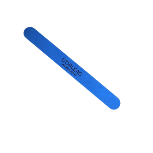 Lima de uñas acolchada azul