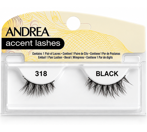 Pestañas Andrea accents 318 Negras