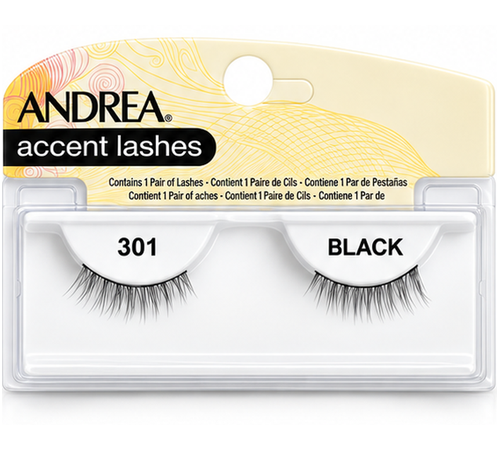 Pestañas Andrea accents 301 Negras