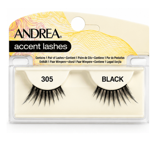 Pestañas Andrea accents 305 Negras