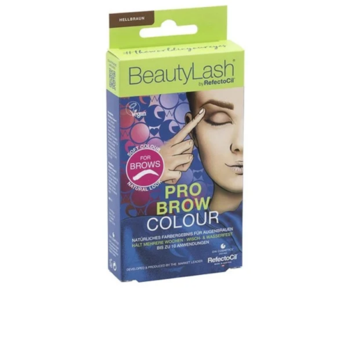 Kit tinte de cejas BeautyLash Pro Brow Colour castaño claro, 7 ml