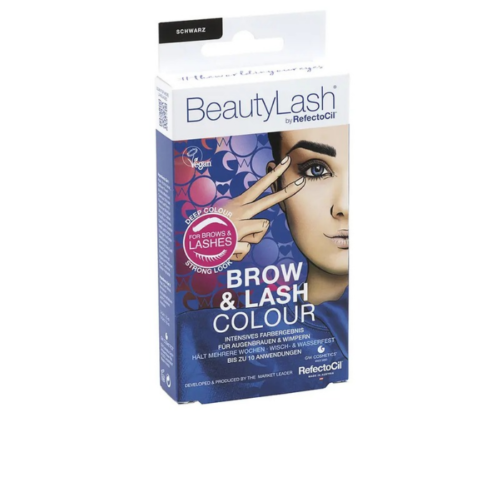 Kit tinte de cejas y pestañas BeautyLash negro, 7 ml