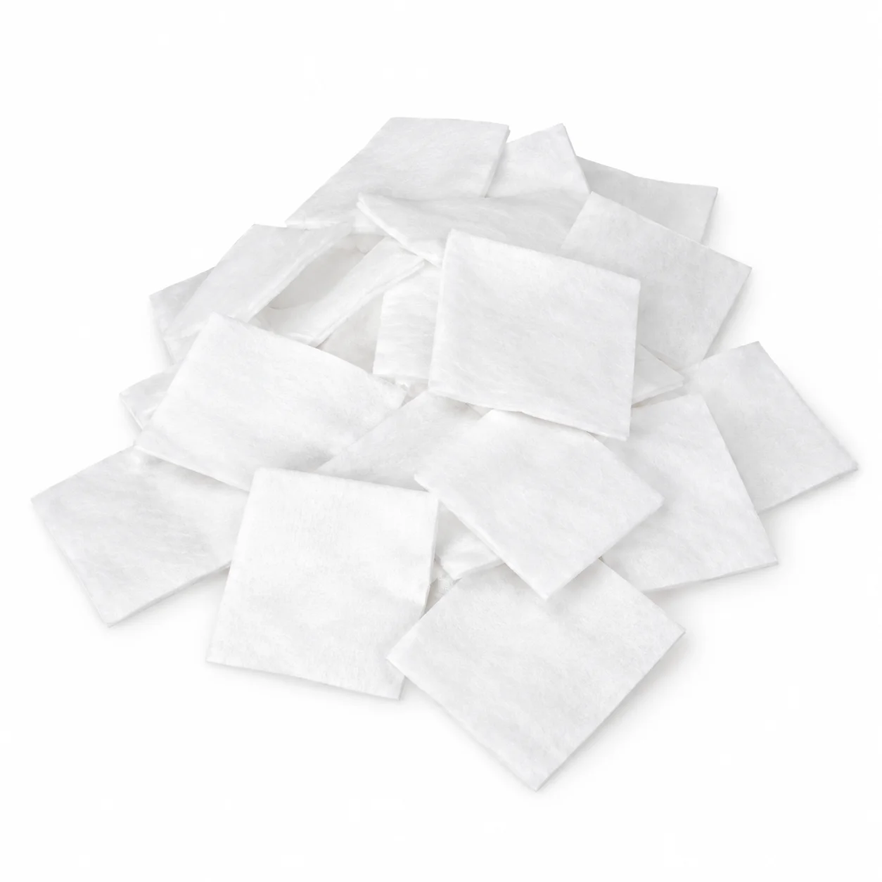 Cuadrados de algodón de 5 × 5 cm, bolsa de 500 unidades