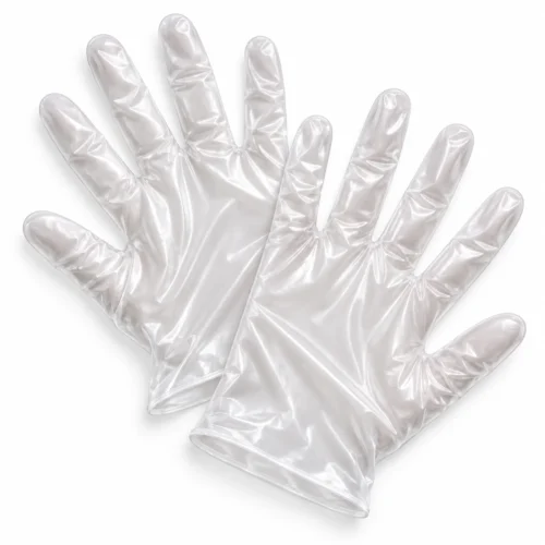Guantes de vinilo transparentes sin polvo