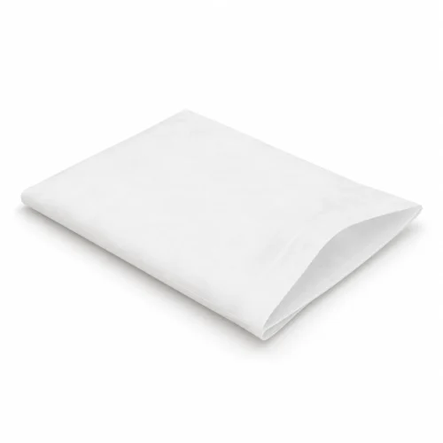 Funda blanca desechable de almohada de 40 × 100 cm