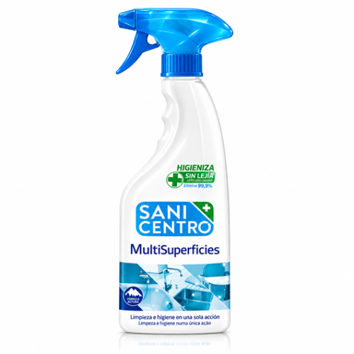 Limpiador multisuperficies Sanicentro sin lejía, 750 ml