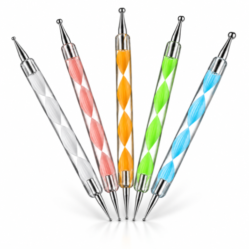 Punzones para decoración de uñas, set de 5