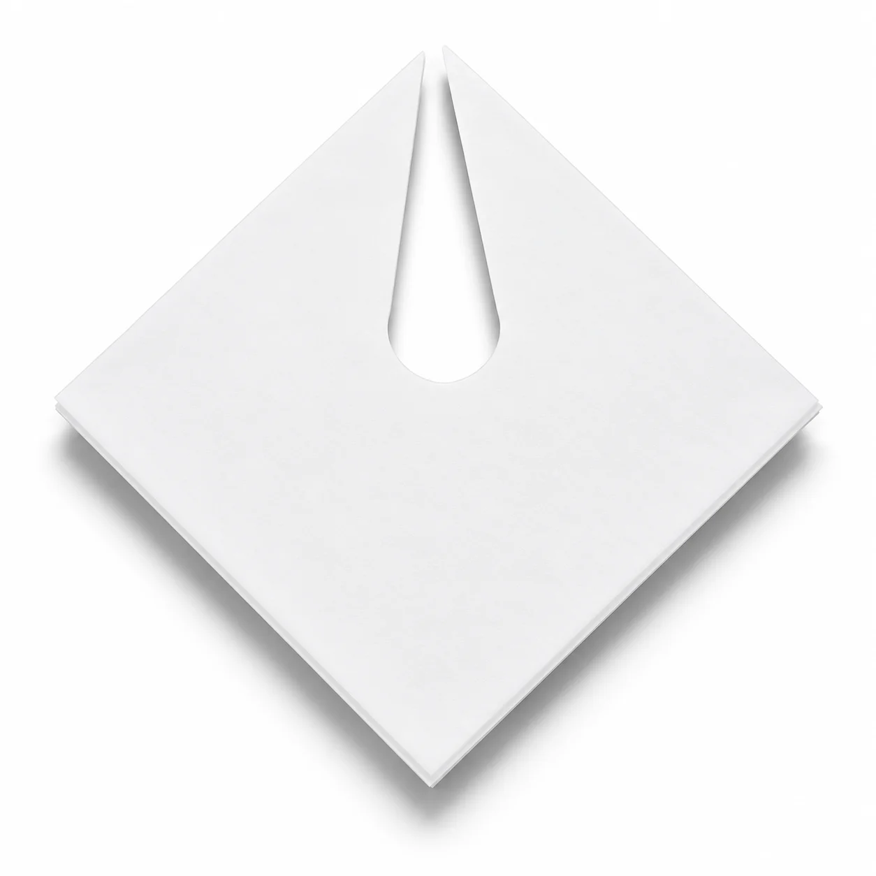 Capa blanca de celulosa desechable para maquillaje