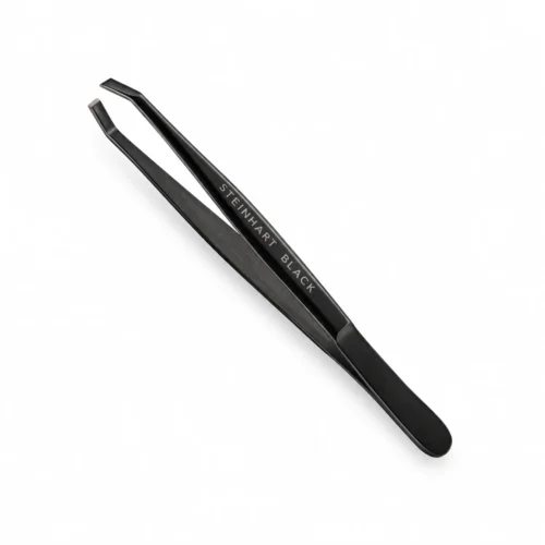 Pinza Black Testa de acero inoxidable · Punta plana
