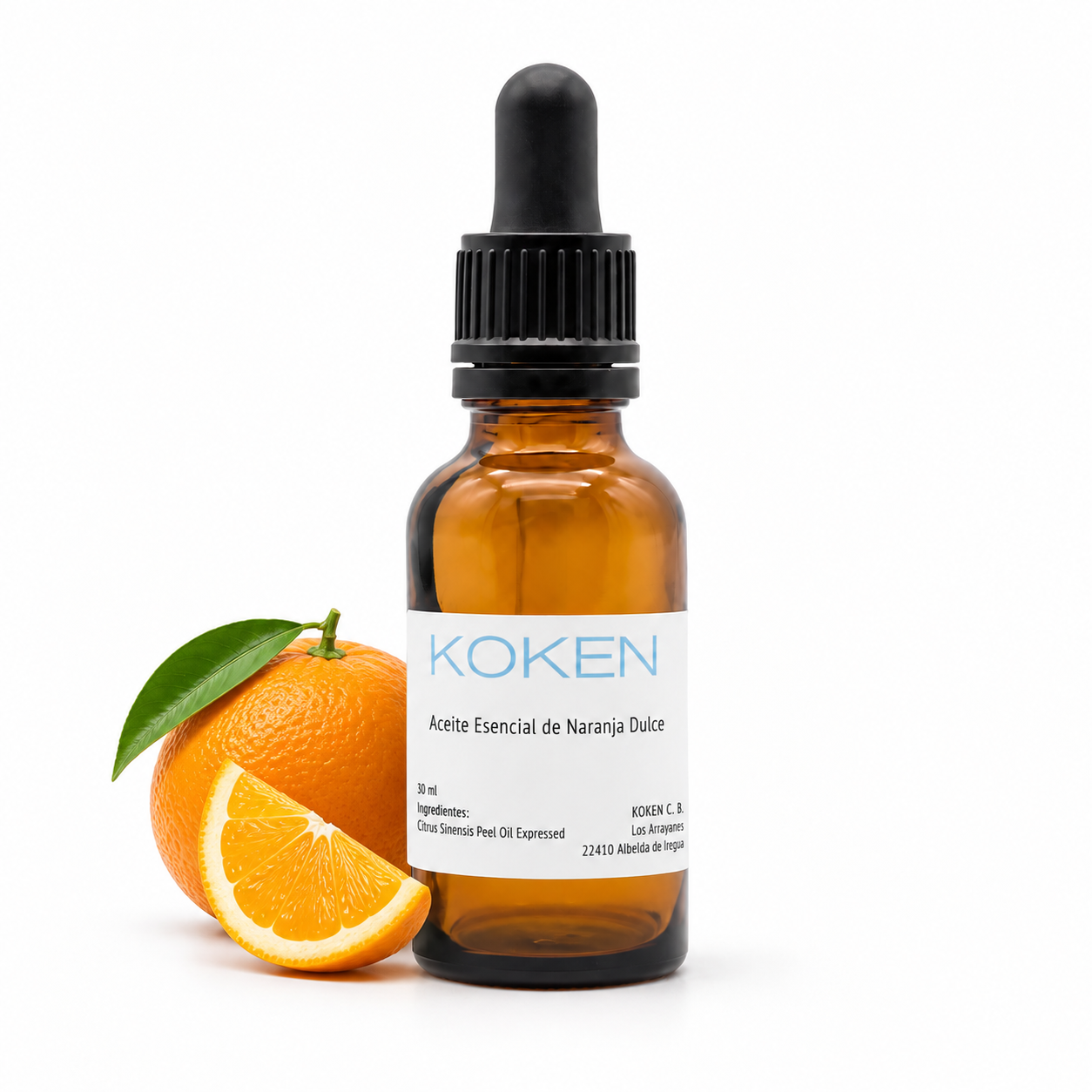 Aceite esencial de naranja dulce Koken · 30 ml