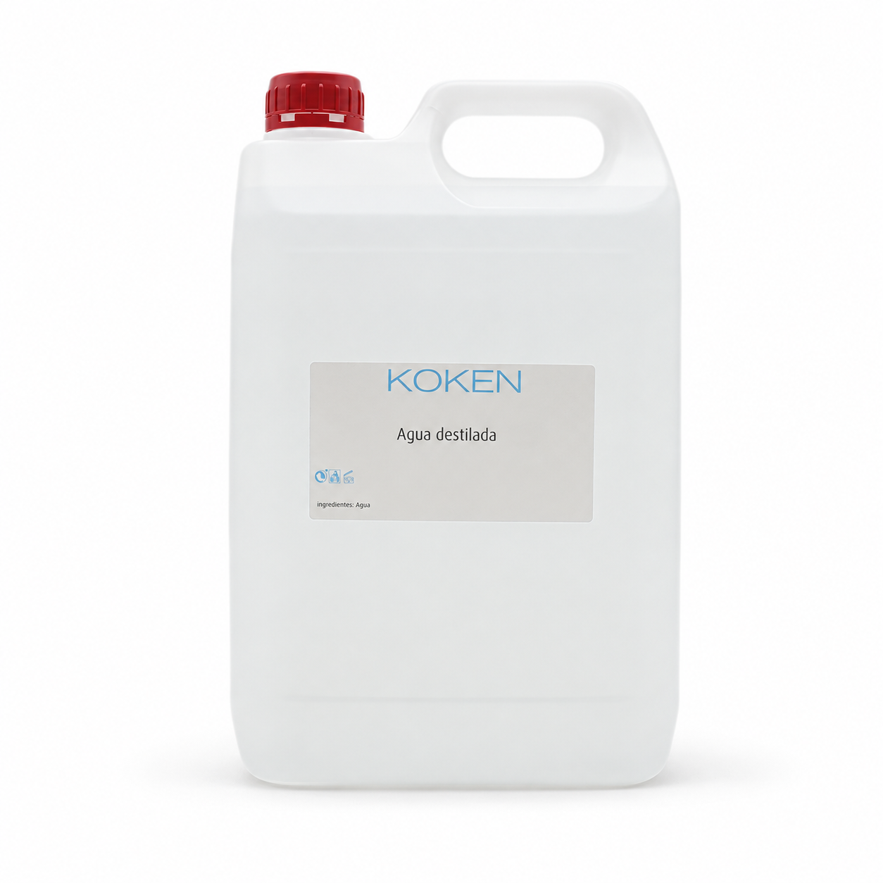 Agua destilada Koken para uso técnico · 5 L