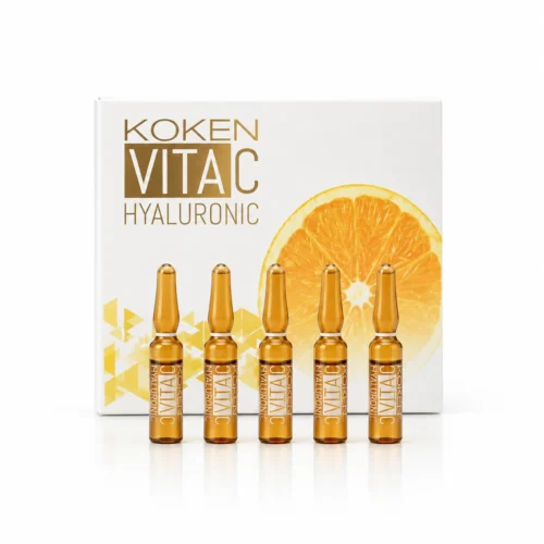 Ampollas faciales Koken vitamina C e hialurónico 5 × 2 ml