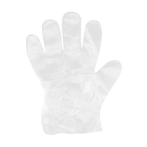 Guantes transparentes de polietileno, bolsa de 100 unidades