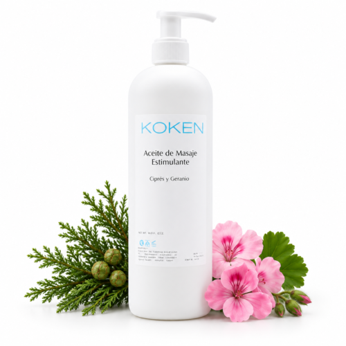 Aceite de masaje estimulante Koken 500 ml