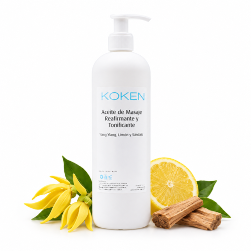 Aceite de masaje reafirmante Koken 500 ml